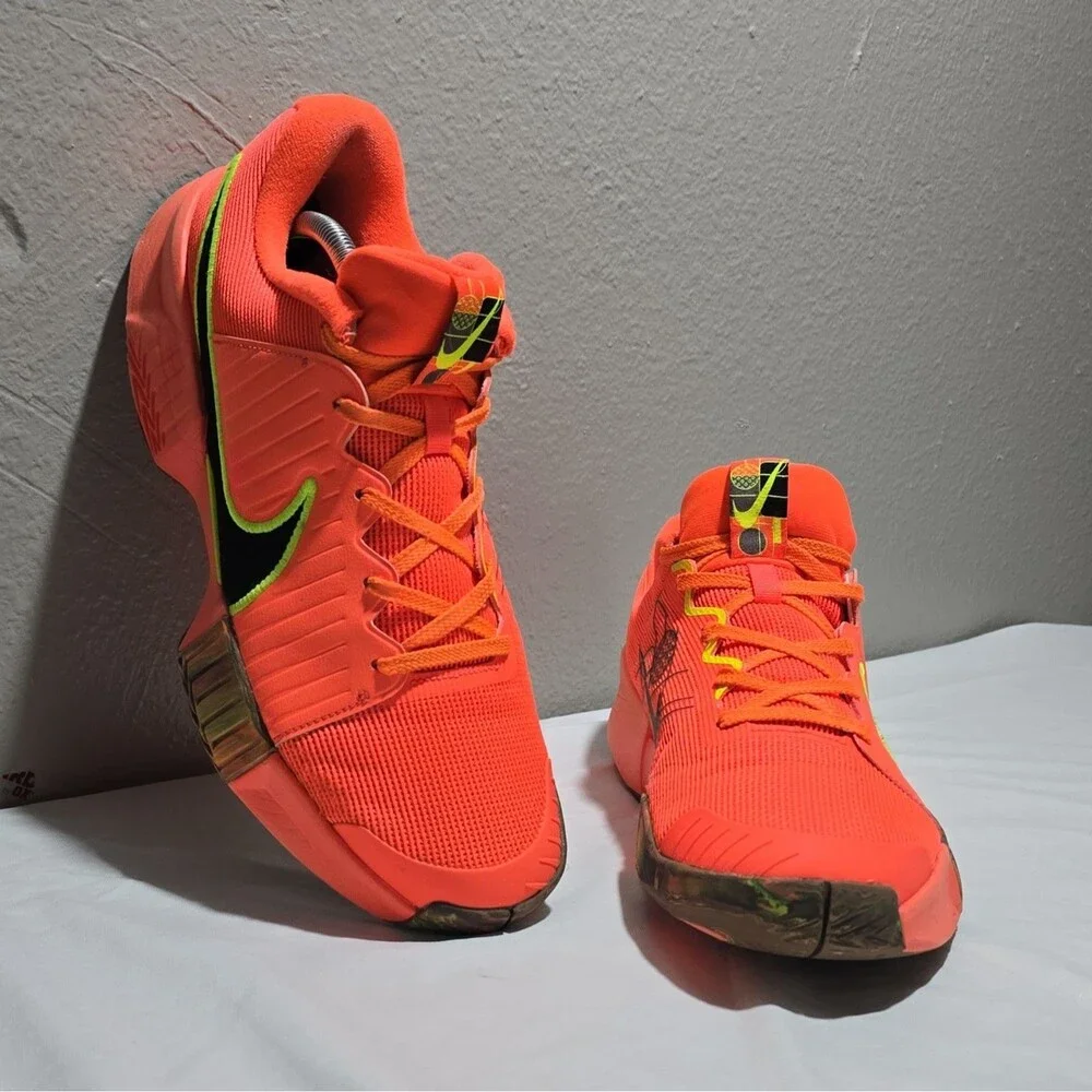 Nike Zoom Challenge Pickleball Shoes Hyper Orange Volt FQ4154-800 Men Size 11